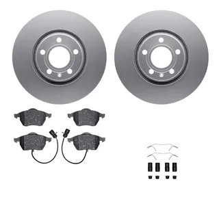 R1 Concepts WDUH1-73123 Carbon Series Brake Rotors W/ 5000 Oep Brake Pads & Hdw